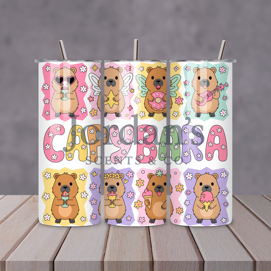 Capybara 20oz Skinny Tumbler