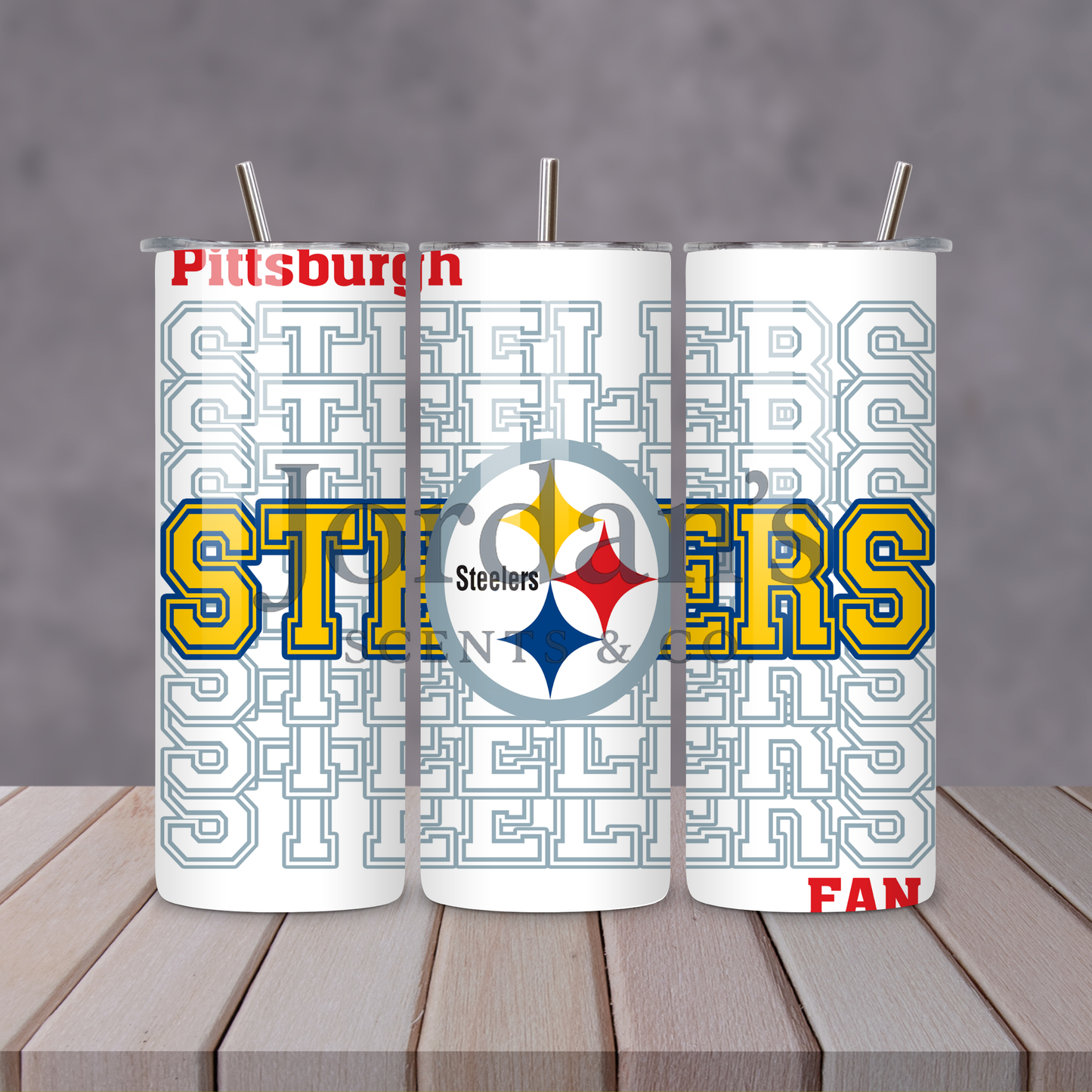 Steelers 20oz Skinny Tumbler